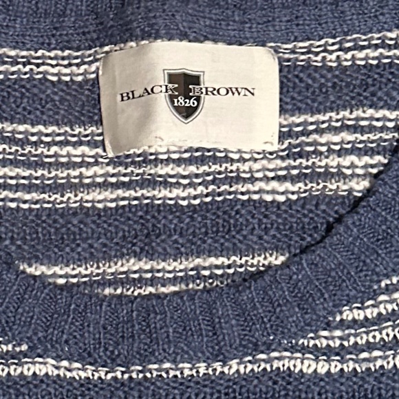 Black | Brown Crewneck Sweater - Picture 2 of 3